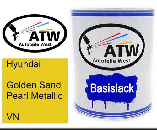 Hyundai, Golden Sand Pearl Metallic, VN: 1L Lackdose, von ATW Autoteile West.